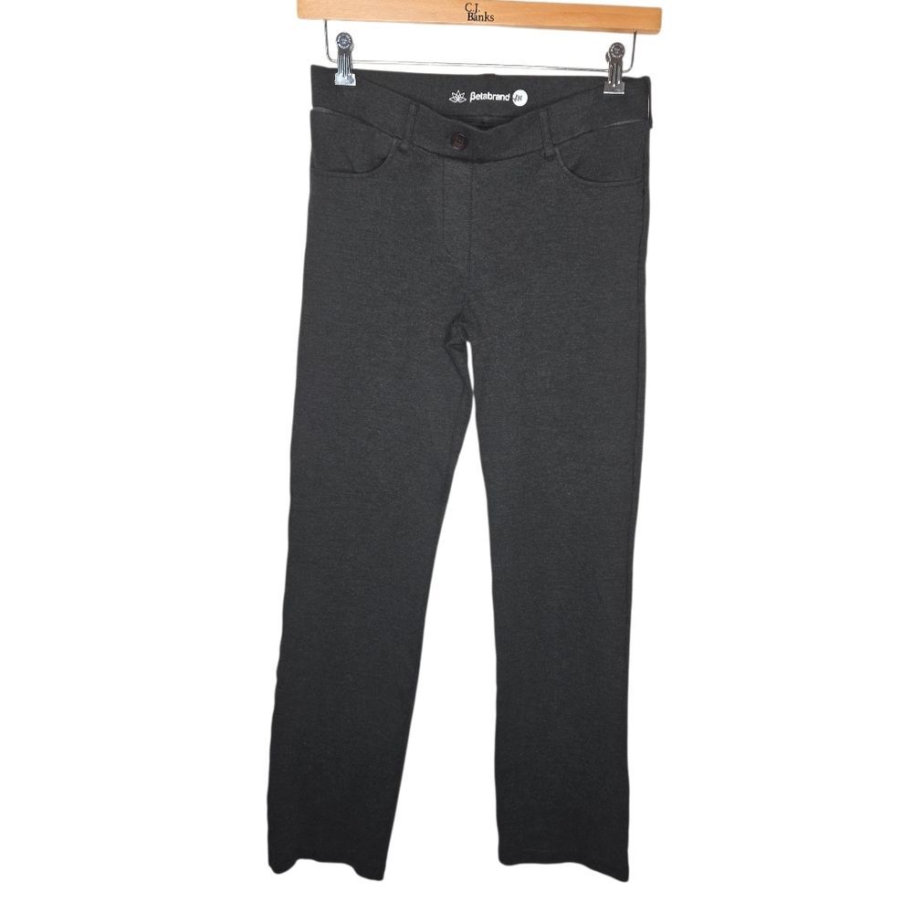 Betabrand Straight Leg Classic Dress Pant Yoga Pant Size: Medium